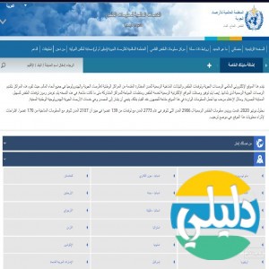 الدليل العربي-المنظمة العالمية للارصاد