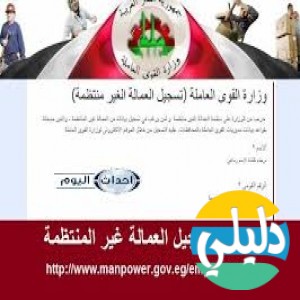 الدليل العربي-وزاره القوي العامله المصريه